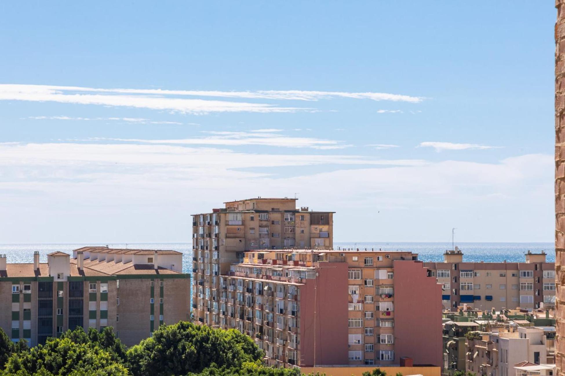 " El Rebalaje"Playa 550M-Centro 1'8Km-Parking Apartment Malaga Luaran gambar